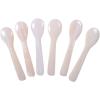 image:imageMarycrafts Set of 6 White Mother of Pearl MOP Caviar Spoons W Round Handle