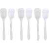 image:imageMarycrafts Set of 6 Large Square White Mother of Pearl MOP Caviar Spoons