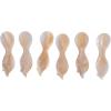 image:imageMarycrafts Set of 6 White Mother of Pearl MOP Caviar Spoons Fish shape Handle