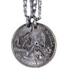 image:imageMarycrafts Set Hand Cut Coin Anchor Interlocking Necklace Jewelry Relationship BFF
