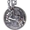 image:imageMarycrafts Set Hand Cut Coin Horse Necklace Interlocking Necklace Jewelry Relationship BFF