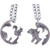 image:imageMarycrafts Hand Cut Coin Bear Squirrel Necklace Best Friend Friendship Necklaces For 2