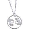 image:imageMarycrafts Hand Cut Coin Im OK Sign Necklace Jewelry Relationship BFF