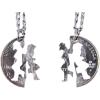 image:imageMarycrafts Set Hand Cut coin Necklace Interlocking Necklace Jewelry Best Friend Necklaces for 2
