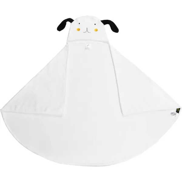 Catalonia Hooded Blanket Poncho  Wearable Blanket Wrap with Hand Pockets  Comfy Sherpa Fleece Throw Cape for Children and Adults Women GiftHooded Blanket White Sheep