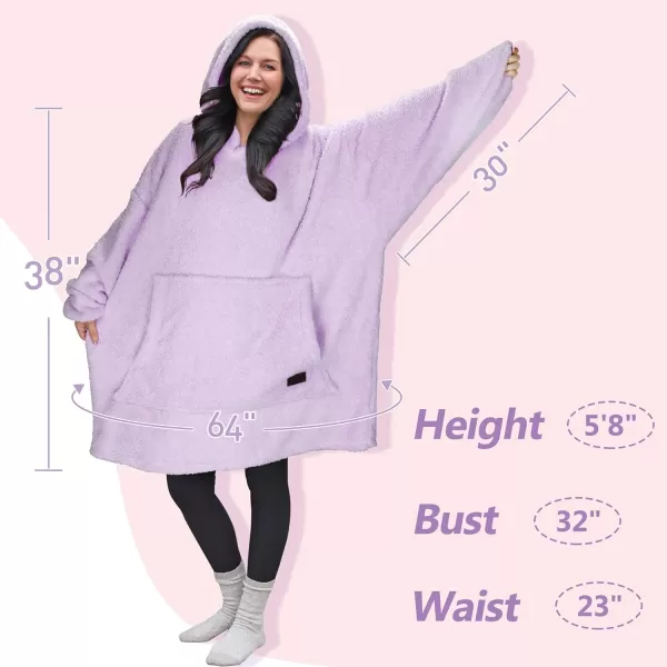 Catalonia Oversized Blanket Hoodie Sweatshirt Wearable Lounging Fleece Pullover Gift for Adults Women Men Kids Wife PurplePurple