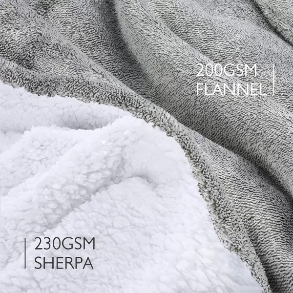 Catalonia Oversized Blanket Hoodie Sweatshirt Wearable Sherpa Lounging Pullover for Adults Women MenAsh Greyextra Long