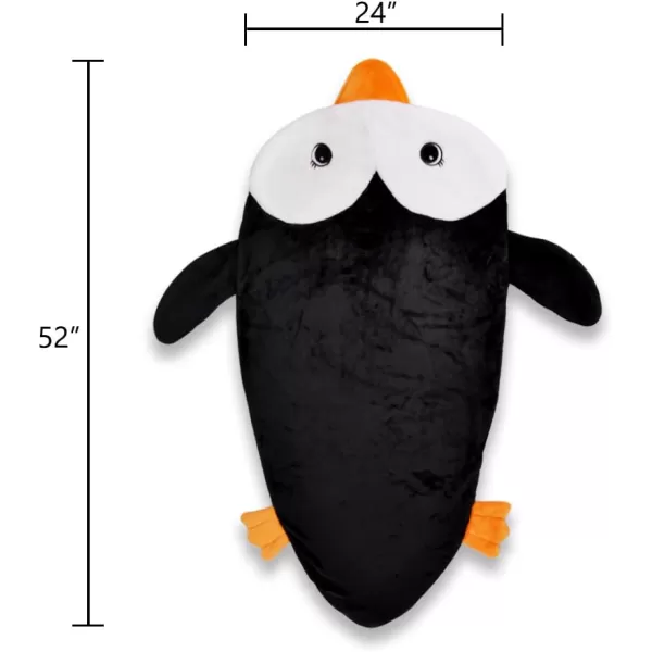 Catalonia Penguin Tails Blanket Super Soft Plush Kids Sleeping Blanket Bag for Toddler Children Teens Boys GirlsGift IdeaPenguin