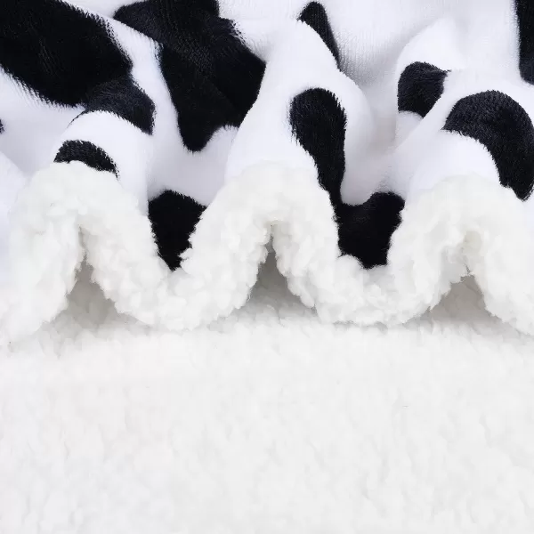 Catalonia Sherpa Wearable Blanket with Sleeves Arms Super Soft Warm Comfy Large Fleece Plush Sleeved TV Throws Wrap Robe Blanket for Adult Women and MenStandard Pocket Dalmatian