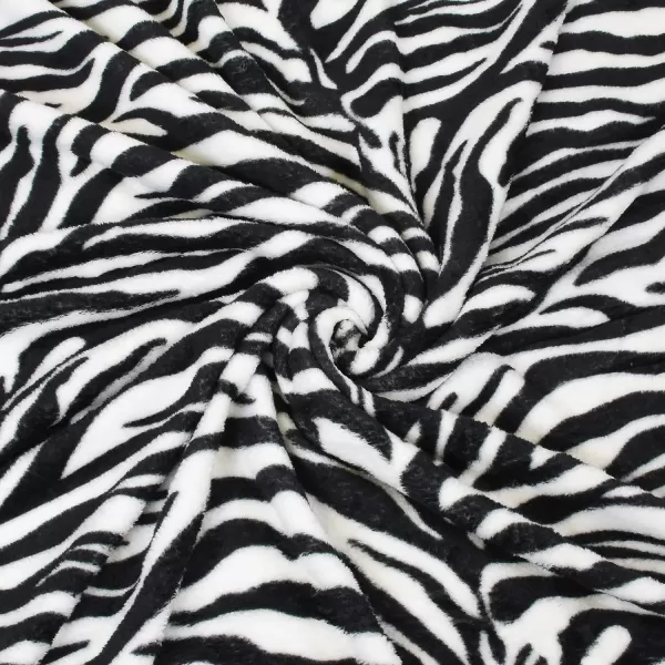 Catalonia Sherpa Wearable Blanket with Sleeves amp Foot Pockets for Adult Women Men Comfy Snuggle Wrap Sleeved Throw Blanket Robe Gift Idea PlaidFleece Zebra