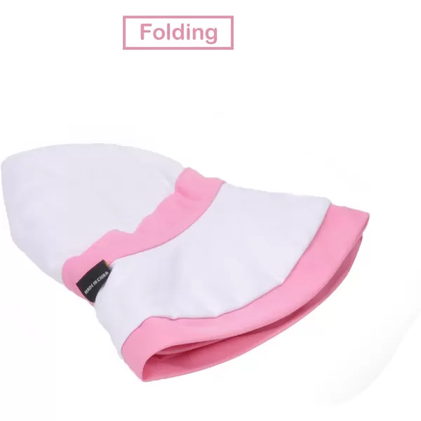 Catalonia Womens Wide Brim Sun Protection Hats with Flap Neck Cover for Traveling Hiking Safari Boating Driving GardeningPinkWhite