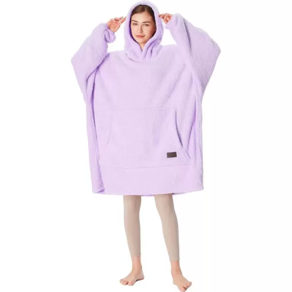 Catalonia Oversized Blanket Hoodie Sweatshirt Wearable Lounging Fleece Pullover Gift for Adults Women Men Kids Wife PurplePurple