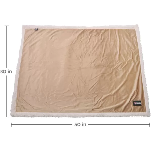 Puppy Blanket Super Soft Sherpa Dog Blankets and Throws Cat Fleece Sleeping Mat for Pet Small Animals 45x30 LatteLatte