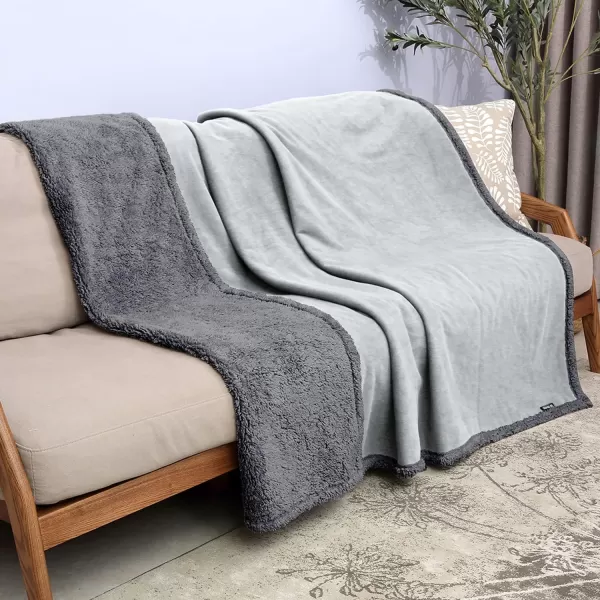 Kritter Planet Waterproof Dog Blanket Reversible Pee Proof Couch Cover for Pets Furniture Protector for Sofa Bed Washable Hair Resistant Stain ProofBuffalo RedTaupe