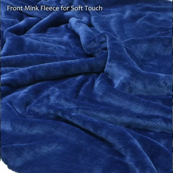 Large Dog Blanket Super Soft Fluffy Sherpa Fleece Dog Couch Blankets and Throws for Large Medium Small Dogs Puppy Doggy Pet Cats 50x60 inchesBlue