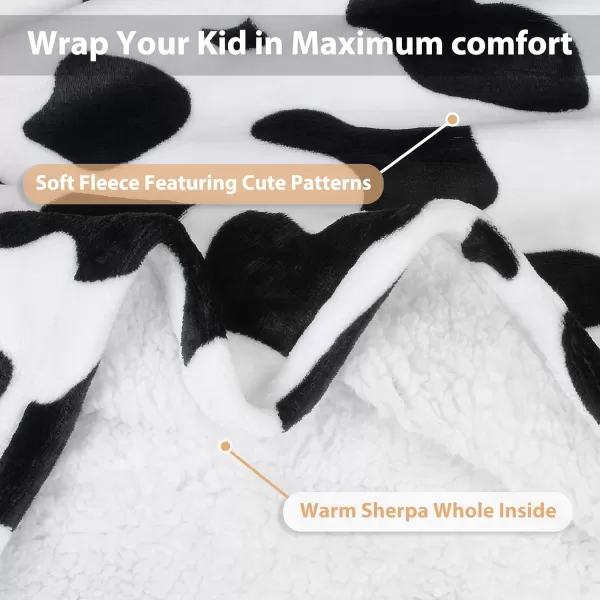 imageCatalonia Blanket Hoodie for Kids Oversized Wearable Sherpa Sweatshirt Pullover for Teens Youth Gift IdeaWhite   Black