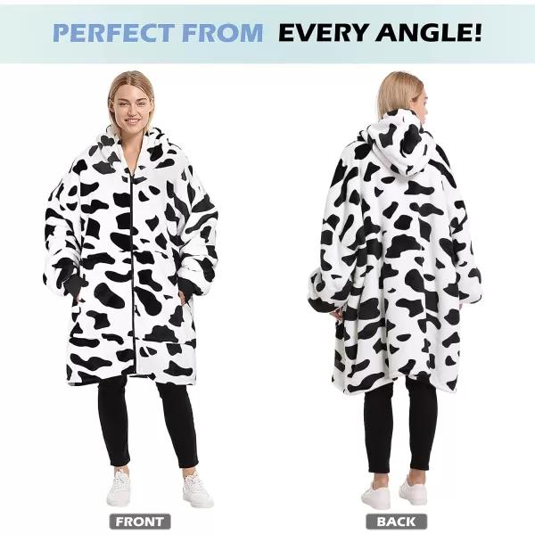 imageCatalonia Zip Up Blanket Hoodie Sweatshirt Oversized Sherpa Pullover Jacket Coat for Men Women Comfortable Gift for HerDalmatian