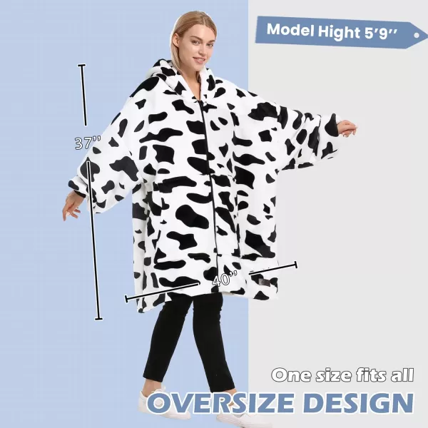 imageCatalonia Zip Up Blanket Hoodie Sweatshirt Oversized Sherpa Pullover Jacket Coat for Men Women Comfortable Gift for HerDalmatian