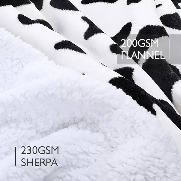 imageCatalonia Cow Print Oversized Blanket Hoodie Sweatshirt Wearable Sherpa Blanket Pullover Soft Warm Comfortable Portable Travel Sweater Pillow for Adults Men Women Gift for Her