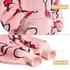 imageCatalonia Oversized Blanket Hoodie Sweatshirt Wearable Sherpa Lounging Pullover for Adults Women MenLove Art Pink