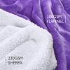 imageCatalonia Oversized Blanket Hoodie Sweatshirt Wearable Sherpa Lounging Pullover for Adults Women MenPurpleExtra Long