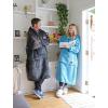 imageCatalonia Oversized Blanket Hoodie Sweatshirt Wearable Sherpa Lounging Pullover for Adults Women MenWineextra Long