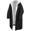 imageCatalonia Swim Parka for Men Women Oversized Waterproof Surf Coat Warm Sherpa Lined Swimmer JacketBlack