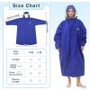 imageCatalonia Swim Parka for Men Women Oversized Waterproof Surf Coat Warm Sherpa Lined Swimmer JacketBlue