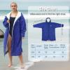 imageCatalonia Swim Parka for Women Men Lightweight Surf Swim Jacket Oversized Waterproof Warm Swim Coat Changing Poncho RobeBlue