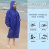 imageCatalonia Swim Parka for Women Men Lightweight Surf Swim Jacket Oversized Waterproof Warm Swim Coat Changing Poncho RobeBlue
