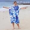 imageCatalonia Surf Poncho Changing Towel Robe  QuickDry Microfiber Hooded Beach Cover Up Summer Wetsuit Change RobePlum Blossom