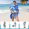 imageCatalonia Surf Poncho Changing Towel Robe  QuickDry Microfiber Hooded Beach Cover Up Summer Wetsuit Change RobePlum Blossom