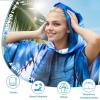 imageCatalonia Surf Poncho Changing Towel Robe  QuickDry Microfiber Hooded Beach Cover Up Summer Wetsuit Change RobeShark