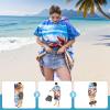 imageCatalonia Surf Poncho Changing Towel Robe  QuickDry Microfiber Hooded Beach Cover Up Summer Wetsuit Change RobeStarfish
