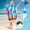 imageCatalonia Surf Poncho Changing Towel Robe  QuickDry Microfiber Hooded Beach Cover Up Summer Wetsuit Change RobeSurfboard