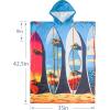 imageCatalonia Surf Poncho Changing Towel Robe  QuickDry Microfiber Hooded Beach Cover Up Summer Wetsuit Change RobeSurfboard