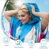 imageCatalonia Surf Poncho Changing Towel Robe  QuickDry Microfiber Hooded Beach Cover Up Summer Wetsuit Change RobeSurfboard