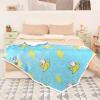 imageCatalonia Dog Print Sherpa Fleece Throw Blanket Soft Mink Plush Couch Blanket Fuzzy Fluffy Comfy Warm Throws Comfort Caring Gift 50x60 inches GreyBanana Cat Blue