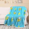 imageCatalonia Dog Print Sherpa Fleece Throw Blanket Soft Mink Plush Couch Blanket Fuzzy Fluffy Comfy Warm Throws Comfort Caring Gift 50x60 inches GreyBanana Cat Blue
