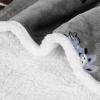 imageCatalonia Dog Print Sherpa Fleece Throw Blanket Soft Mink Plush Couch Blanket Fuzzy Fluffy Comfy Warm Throws Comfort Caring Gift 50x60 inches GreyDog Grey