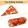imageCatalonia Pepperoni Pizza Party Blanket Funny Pizza Gift Halloween Throw Blanket Quirk Gifts for Adults Food Wrap Blanket for Kids Girls 59 inch Single LayerPepperoni Pizza