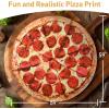 imageCatalonia Pepperoni Pizza Party Blanket Funny Pizza Gift Halloween Throw Blanket Quirk Gifts for Adults Food Wrap Blanket for Kids Girls 59 inch Single LayerPepperoni Pizza