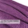 imageCatalonia Sherpa Throw Blanket Fuzzy Snuggle Blanket for Camping Traveling Couch Bed Super Soft Light Weight Reversible All Season Use Valentines Day Gift 50x60 inchesViolet