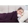 imageCatalonia Sherpa Throw Blanket Fuzzy Snuggle Blanket for Camping Traveling Couch Bed Super Soft Light Weight Reversible All Season Use Valentines Day Gift 50x60 inchesPurple
