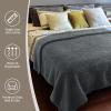imageCatalonia Sherpa Throw Blanket Fuzzy Snuggle Blanket for Camping Traveling Couch Bed Super Soft Light Weight Reversible All Season Use Valentines Day Gift 50x60 inchesCharcoal