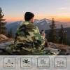 imageCatalonia Sherpa Throw Blanket Fuzzy Snuggle Blanket for Camping Traveling Couch Bed Super Soft Light Weight Reversible All Season Use Valentines Day Gift 50x60 inchesGreen Camo