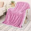 imageRed Sherpa Throw Blanket Super Soft Warm Fuzzy Comfy Snowflake Blankets Reversible Fluffy Throws Holiday Theme Blanket 50X60 inchesMelange Wine