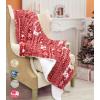 imageRed Sherpa Throw Blanket Super Soft Warm Fuzzy Comfy Snowflake Blankets Reversible Fluffy Throws Holiday Theme Blanket 50X60 inchesRed