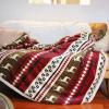 imageCatalonia Christmas Sherpa Throw Blanket Xmas Theme Throws Plush Fleece Couch Blanket Super Soft Comfy Cozy Fluffy Warm  50x60 inchTruckReindeer