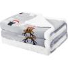 imageCatalonia Christmas Sherpa Throw Blanket Xmas Theme Throws Plush Fleece Couch Blanket Super Soft Comfy Cozy Fluffy Warm  50x60 inchTruckSanta Deer Grey